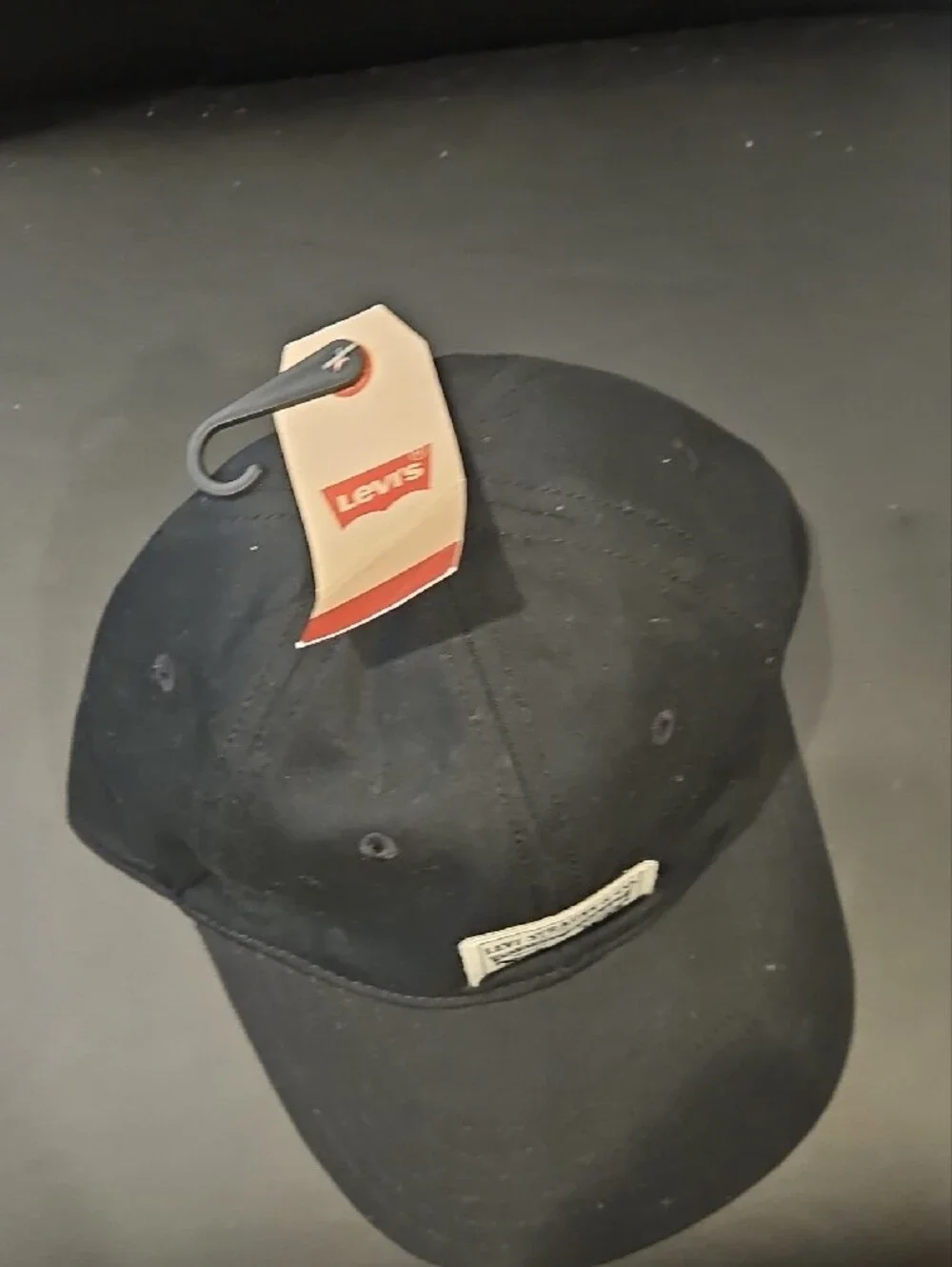 Levi's Black Baseball Cap with Branded Patch